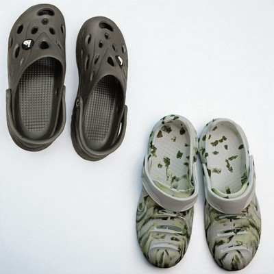 Monrav Men Clogs(Grey, Multicolor , 9)