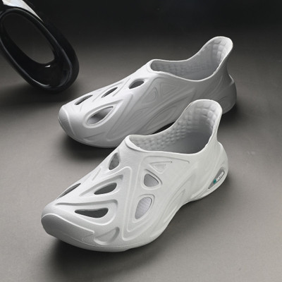 Footup NewlyLaunch | Classic | Lightweight | SlipOn|Soft Foot Massager|All SeasonsWear Men Clogs(Grey , 10)