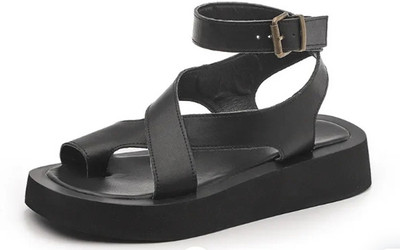 Gloglamp Women Wedges(Black , 3)