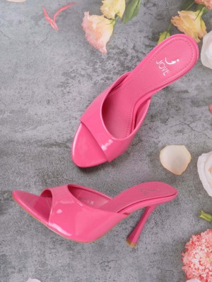 Jove Women Heels(Pink , 4)