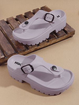 HRX by Hrithik Roshan Women Clogs(Purple , 3)