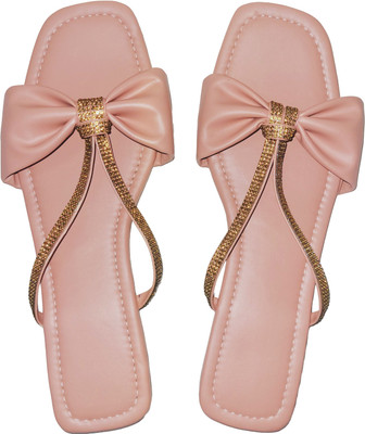 XiZUii Women Flats(Pink , 8)