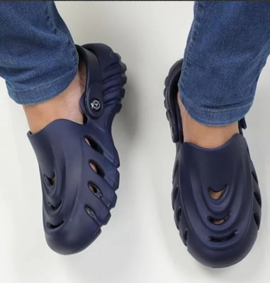 PeniLo Men Clogs(Blue , 8)