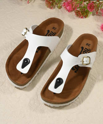 Roadster Women Flats(White , 3)