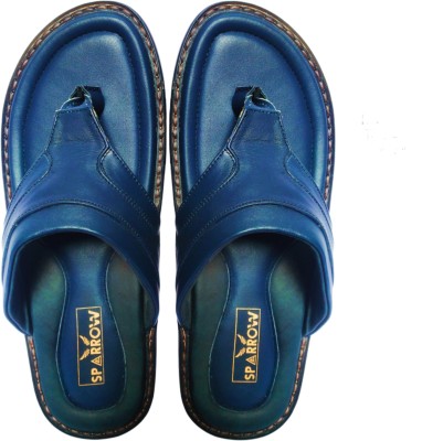 PAM Men Flats(Navy , 6)