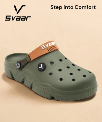 Svaar Men Clogs(Green , 6)