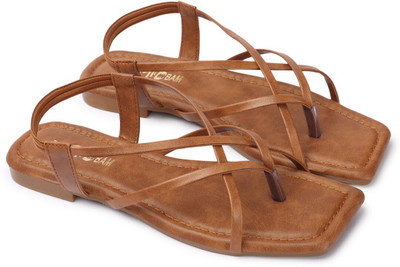 Bambam Women Flats(Tan , 6)