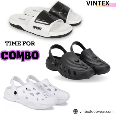Vintex Men Clogs(White , 8)