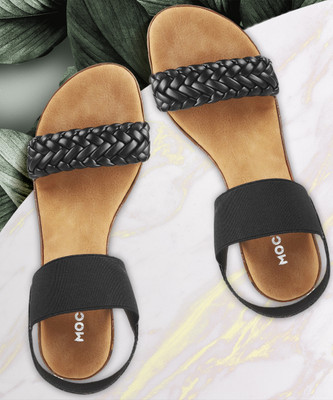 MOCHI Women Wedges(Black , 3)