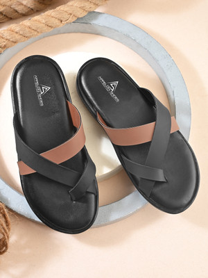 APPELON Men Sandals(Black , 6)