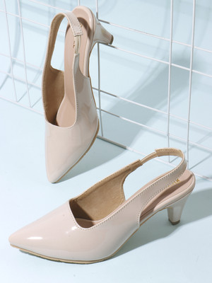 Denill Women Heels(Beige , 6)