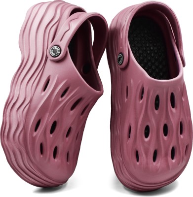 RADDZ SPORTS Women Clogs(Purple, Black , 7)