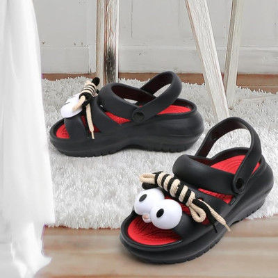 GOKIK Women Clogs(Black , 5)