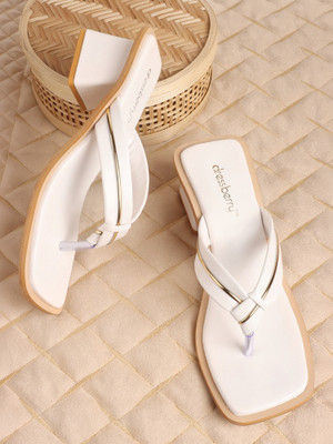 Dressberry Women Heels(White , 9)