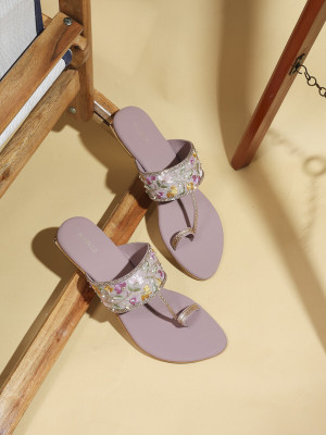 Vwalk Women Flats(Purple , 11)