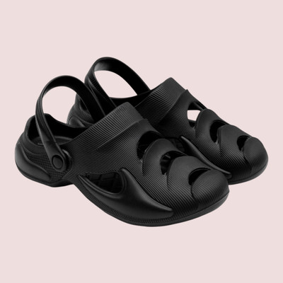 Golf Men Clogs(Black , 8)