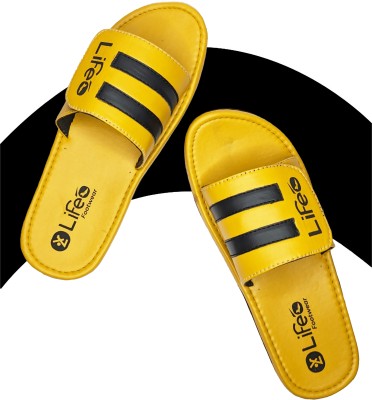 LifeO Men Slides(Gold , 6)