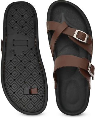 VATELIO Men Sandals(Maroon , 9)