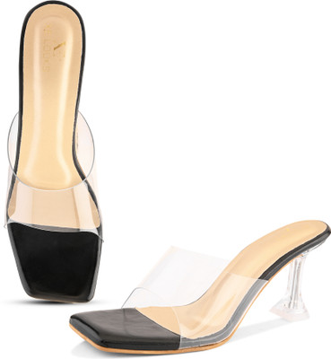 XE Looks Women Heels(Black , 7)