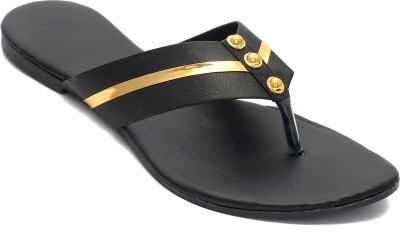 Padvesh Women Flats(Black , 8)