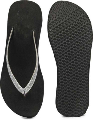 SHIPEE Women Flats(Silver , 8)