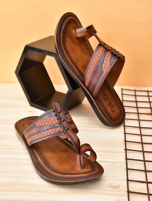GLB Men Sandals(Brown , 9)