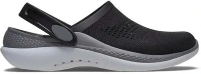 Souk Men Clogs(Black, Grey , 6)