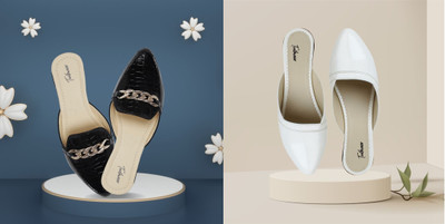 Todhwear Women Heels(White, Black, Beige , 8)