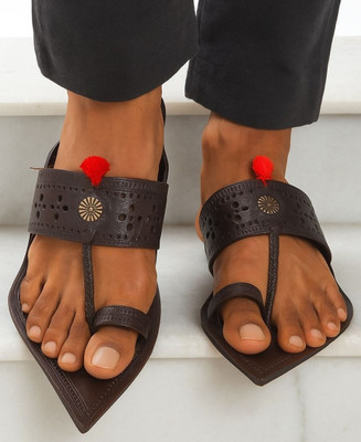 Kolhapuri Men Sandals(Brown , 7)
