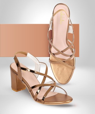 Funku Fashion Women Copper Heels