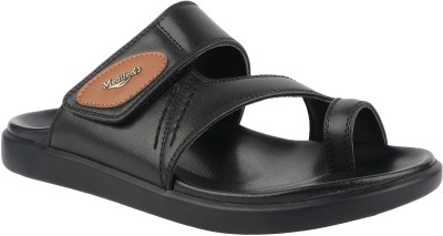 MEDIFEET Men Sandals(Black , 6)