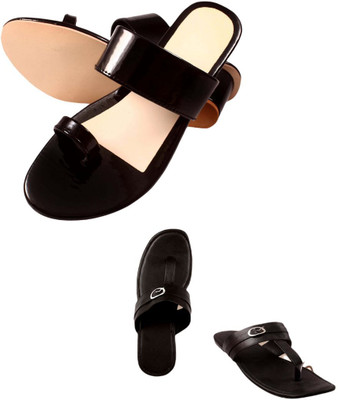 Goraiya Women Heels(Black, Black , 7)