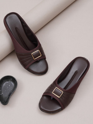 hunyza footwear Women Flats(Brown , 4)