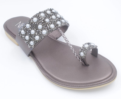 NH2 Women Flats(Grey , 5)