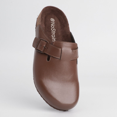 NoStrain Men Sandals(Brown , 8)