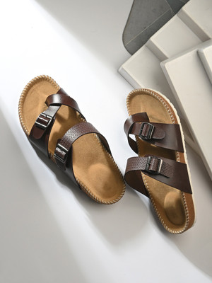 Mast & Harbour Men Sandals(Brown , 10)