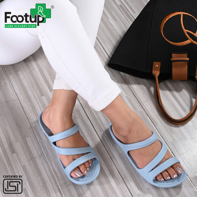 Footup Women Super Soft|Orthopedic|Comfortable|Lightweight|Diabetic Slippers(Blue , 8)