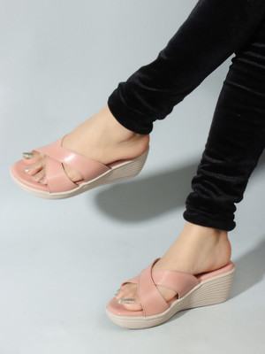 Colo Women Wedges(Pink , 3)