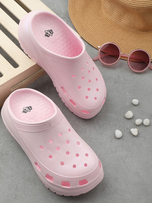 LIBERTY Women Clogs(Pink , 6.5)