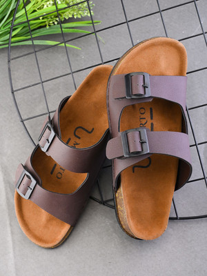 Umberto Men Sandals(Brown , 10)