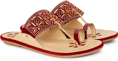 shoegazing Women Flats(Red , 9)