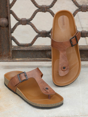 kosher Men Flats(Tan , 7)