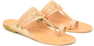 Stepsoft Men’s Handcrafted Leather Kolhapuri Chappal | Traditional Ethnic Wedding Wear Men Sandals(Brown , 7)