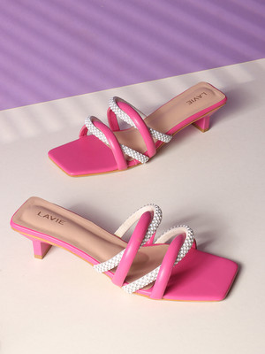 LAVIE Women Heels(Pink , 7)