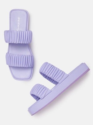 Dressberry Women Flats(Purple , 7)