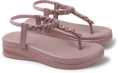 Dressberry Women Heels(Pink , 3)