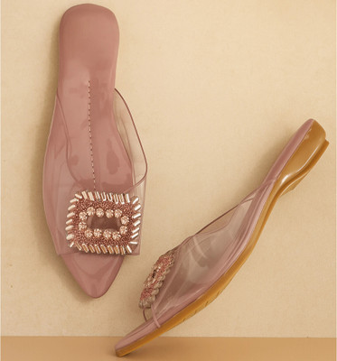 Pulkit enterprises Women Flats(Grey , 6)