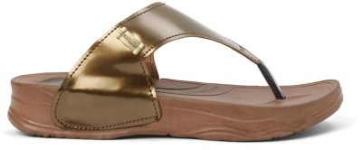 Cozy Wear Women Flats(Gold , 8)