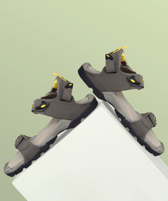 Sparx Men Sports Sandals(Olive, Yellow , 12)