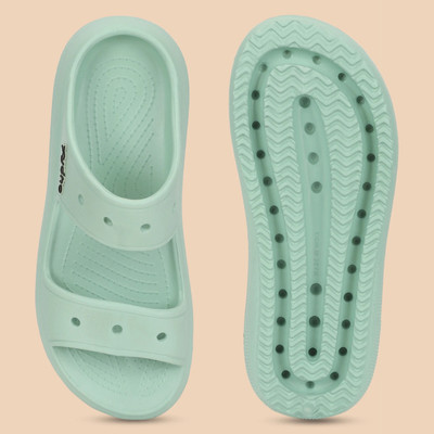 yoho Women Clogs(Green , 6)